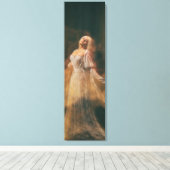 Zazzle Wall Decals vrouwen schilderen Canvas Afdruk (Insitu (Houten vloer))