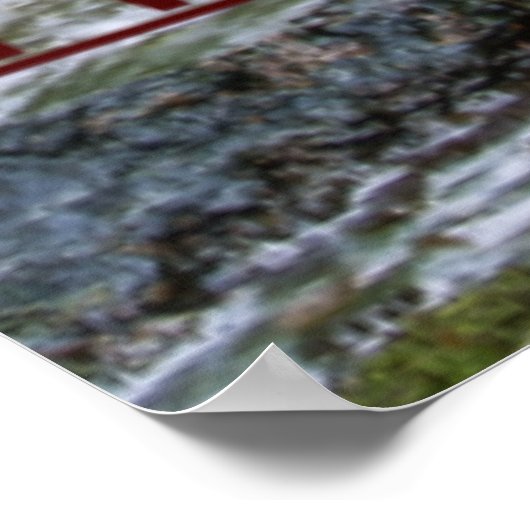 Zazzle waterschilderverf poster (Hoek)