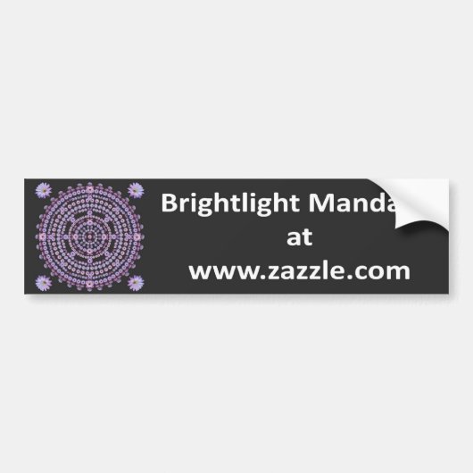 Zazzle Web Address Bumpersticker (Voorkant)