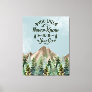 Zazzle weet nooit canvas afdruk