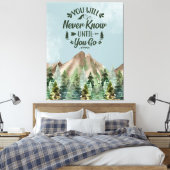 Zazzle weet nooit canvas afdruk (Insitu (Slaapkamer))