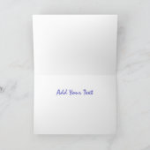 zazzle winkelposter privé bedankkaart (Binnen)