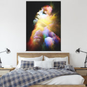 Zazzle Woman canvas Afdruk (Insitu (Slaapkamer))