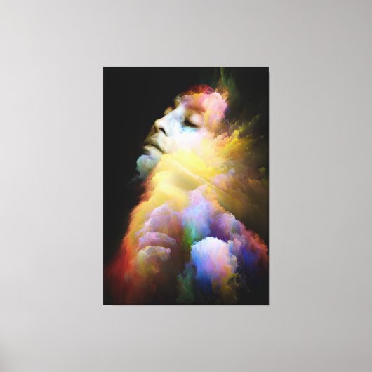 Zazzle Woman canvas Afdruk (Voorkant)