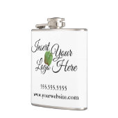 Zazzle Your Company Logo Flask Heupfles (Links)