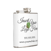 Zazzle Your Company Logo Flask Heupfles (Rechts)