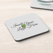 Zazzle Your Logo Beverage Coaster Bier Onderzetter (Linkerzijde)