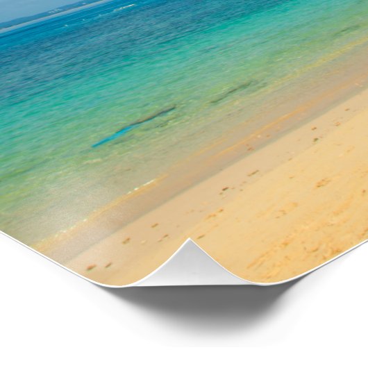 Zazzle zomer geniet van het canvas afdrukken (Hoek)