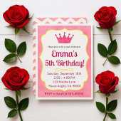 Zazzlemade Royal Kids Verjaardag Uitnodiging Kaart