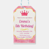 Zazzlemade Royal Kids Verjaardag Uitnodiging Kaart Cadeaulabel (Voorkant)