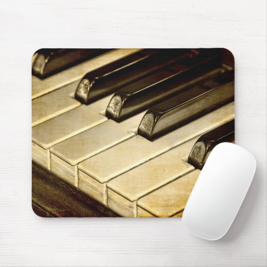 ZazzleTops Award!  Piano Keys Mousepad Muismat (Met muis)