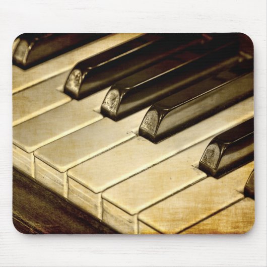 ZazzleTops Award! Piano Keys Mousepad Muismat (Voorkant)