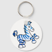 Zazzling Zebra Sleutelhanger (Voorkant)