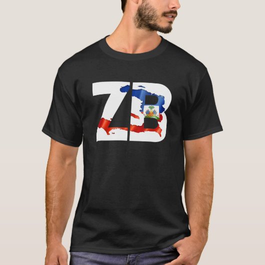 ZB aka Zoe Boy Haitian Flag T-shirt (Voorkant)