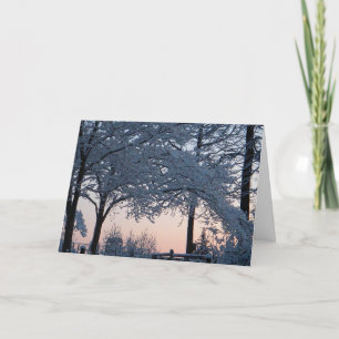 ZB- de inspirerend Kerstkaarten van de Natuur Feestdagen Kaart