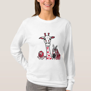 ZB- Valentijnsdag Dierlijk shirt