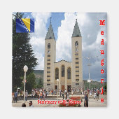 zBA006 SANCTUARY MEDJUGORJE Bosnia and Herzegovina Magneet (Voorkant)