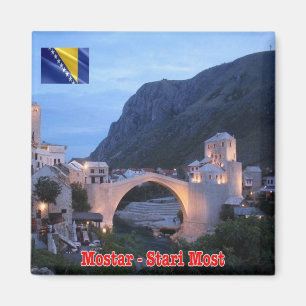 zBA009 MOSTAR STARI MOST Bosnië en Herzegovina, Magneet