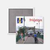 ZBB004 BRIDGETOWN, Barbados, Amerika, Fridge Magneet (Voorkant / Achterkant)