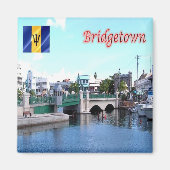 ZBB008 BRIDGETOWN, Panorama, Barbados, Fridge Magneet (Voorkant)