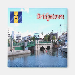 ZBB008 BRIDGETOWN, Panorama, Barbados, Fridge Magneet