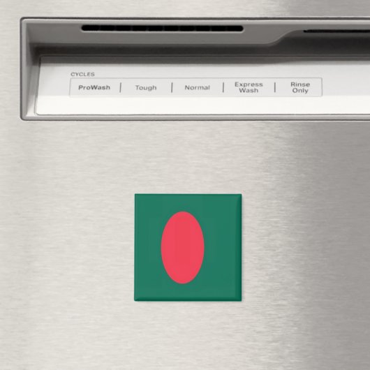 zBD001 Bangladesh FLAG, Fridge Magneet (Insitu (Vaatwasser))