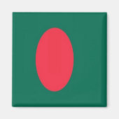 zBD001 Bangladesh FLAG, Fridge Magneet (Voorkant)