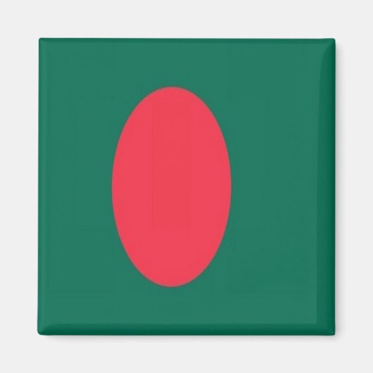 zBD001 Bangladesh FLAG, Fridge Magneet (Voorkant)