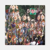 zBD005 feast day in DHAKA, Bangladesh, Fridge Magneet (Voorkant)