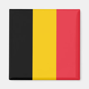 zBE001 BELGISCHE VLAG België - Fridge Magneet