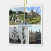 zBE005 BRUSSEL, Manneken Pis, België; Keramisch Ornament (Links)