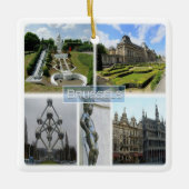 zBE005 BRUSSEL, Manneken Pis, België; Keramisch Ornament (Voorkant)