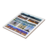 zBE006 BRUSSEL, België Tegeltje (Zijkant)