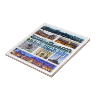 zBE006 BRUSSEL, België Tegeltje