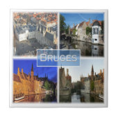 zBE007 BRUGGE België, Tegeltje (Voorkant)