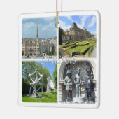 zBE009 BRUSSEL Brussel België, Keramisch Ornament (Links)