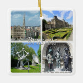 zBE009 BRUSSEL Brussel België, Keramisch Ornament (Voorkant)