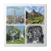 zBE009 BRUSSEL Brussel België, Tegeltje (Voorkant)