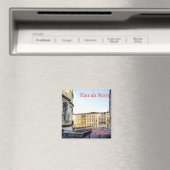 zBE017 BRUSSEL BRUXELLES Museumplein, Koelkast Magneet (Insitu (Vaatwasser))