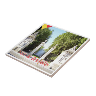 zBE018 BRUSSEL BRUXELLES PARK België Tegeltje