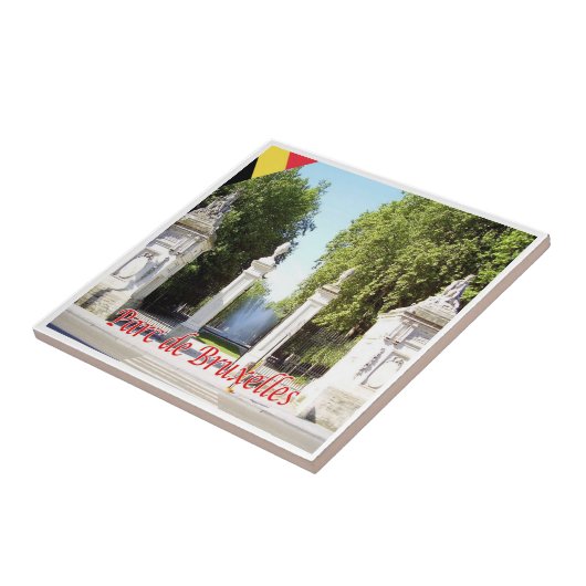 zBE018 BRUSSEL BRUXELLES PARK België Tegeltje (Zijkant)