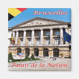 zBE020 BRUSSEL BRUXELLES Paleis van de Natie, Magneet