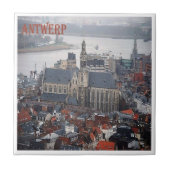 zBE022 ANTWERPEN België Tegeltje (Voorkant)