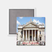 zBE030 BRUSSEL BRUXELLES Beurs België, Koelkast Magneet (Voorkant / Achterkant)