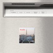 zBE031 BRUSSEL BRUXELLES panorama België Fridge Magneet (Insitu (Vaatwasser))