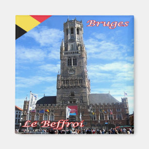 zBE048 BRUGES The Belfry - Belgium - Fridge Magneet