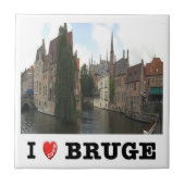 zBE051 BRUGGE, I Love, Tegeltje (Voorkant)