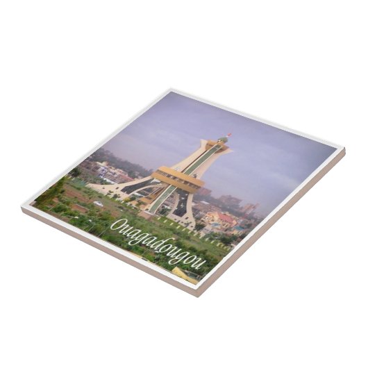 ZBF010 OUAGADOUGOU, Burkina Faso, Afrika, Tegeltje (Zijkant)
