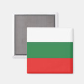 zBG001 BULGAARSE VLAG, Bulgarije, Koelkast Magneet (Voorkant / Achterkant)