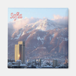 zBG008 SOFIA Bulgarije, Koelkast Magneet